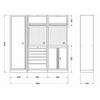 Pillar Modulaire Werkplaatsinrichting met Hoge Kast en RVS Werkblad – Modulair – Midnight Black
