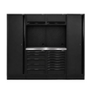 Pillar Modulaire Werkplaatsinrichting met 2 Hoge Kasten en RVS Werkblad | Midnight Black