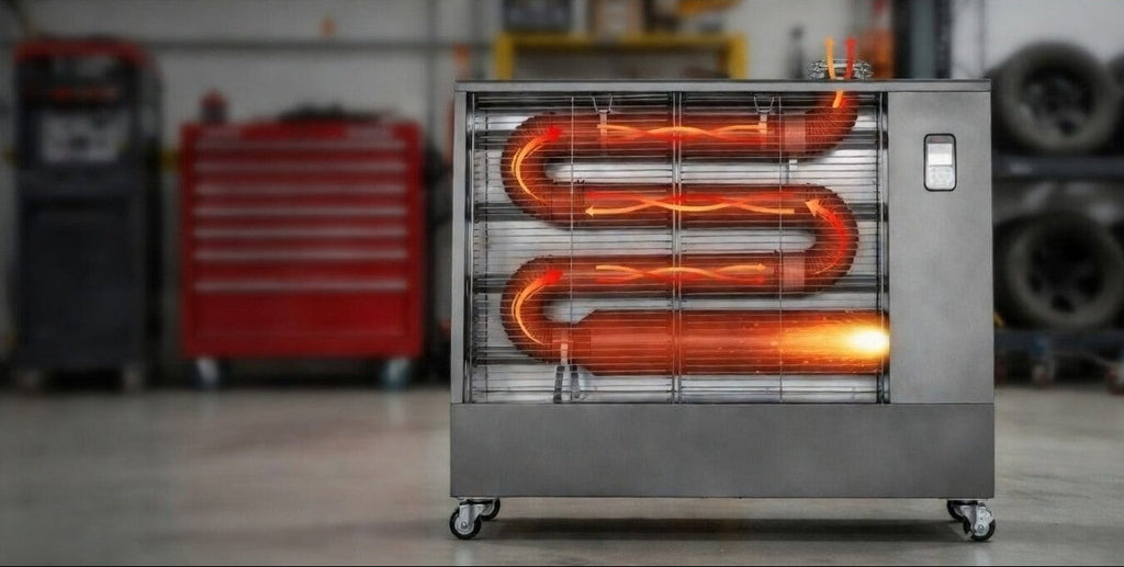 Hoe kies je de juiste diesel infraroodstraler voor je werkplaats?