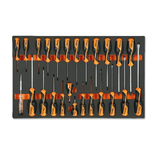Beta M195 Gereedschapsset | 2,3 kg | Uitgebreide Schroevendraaierset