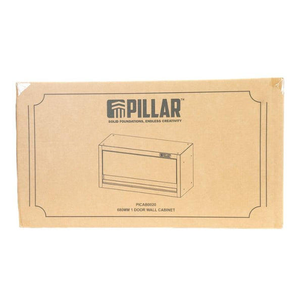 Pillar Wandkast 680 mm – 1-Deurs met Gasveren